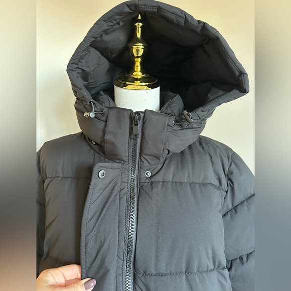 NWT London Fog Black Long Puffer Coat - X-Large - Picture 4 of 16